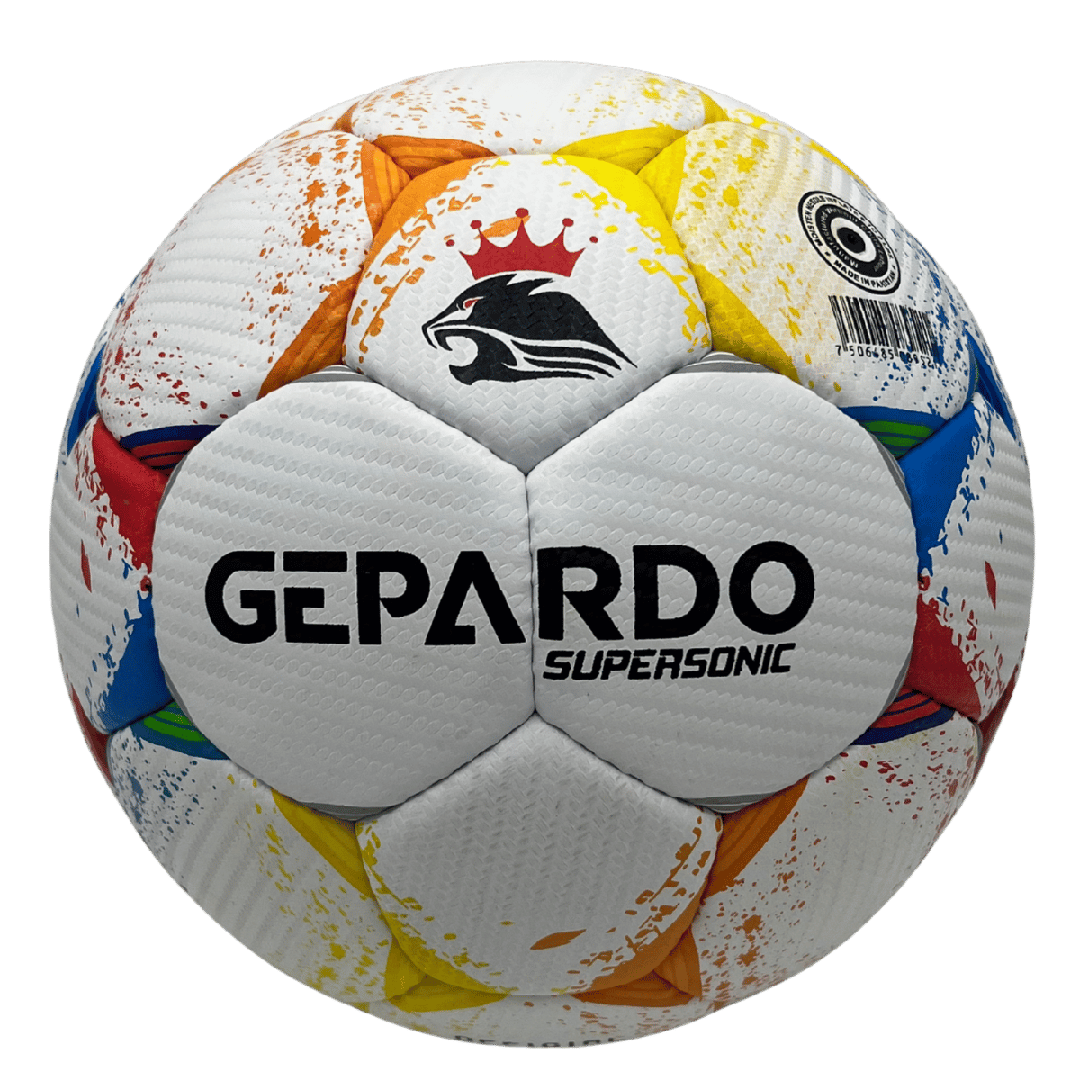 GEPARDO White Splash Premium Football / Soccer Ball – Size 5 Professional Ball Limited Edition