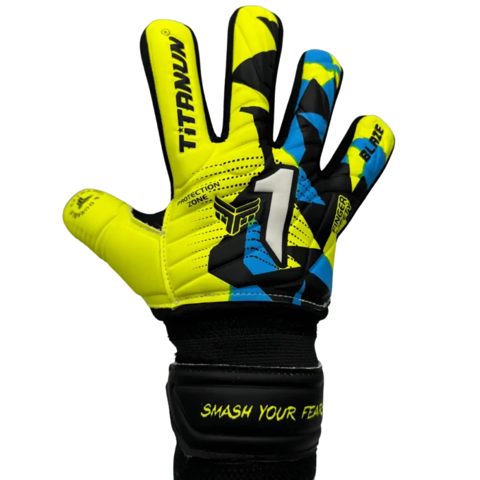 GEPARDO Professional Goalkeeper Gloves – Match & Training Soccer Gloves (Peridot Yellow & black)