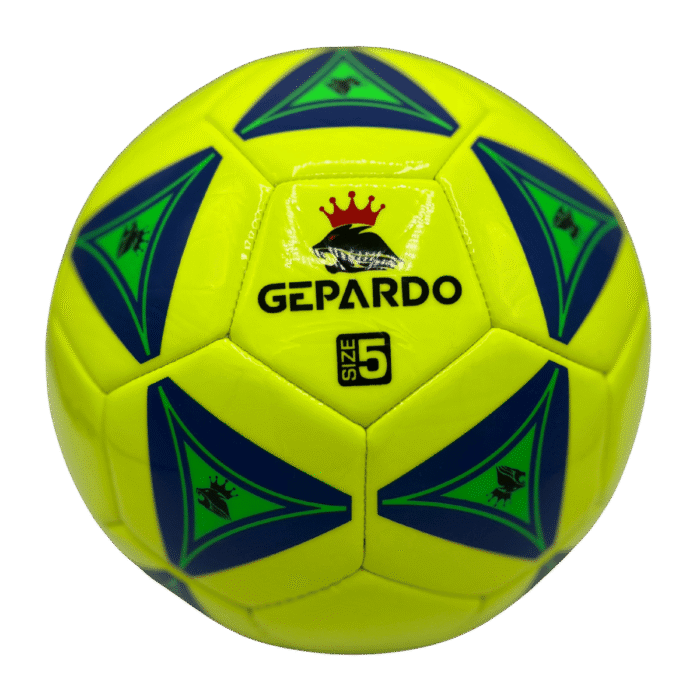 GEPARDO Multi Green-Blue Premium Football / Soccer Ball – Size 5 Professional Ball