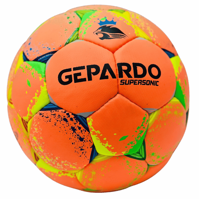 GEPARDO Orange Premium Football / Soccer Ball – Size 5 Professional Hand stitched Ball Limited Edition