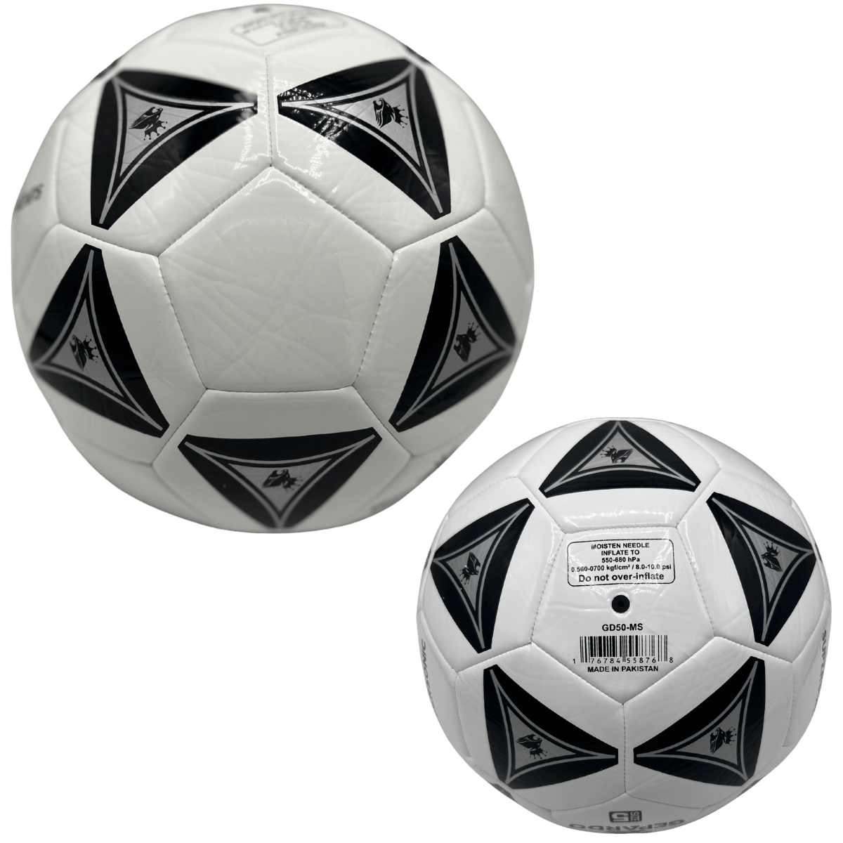 GEPARDO White-black Premium Football / Soccer Ball – Size 5 Professional Ball - Image 3