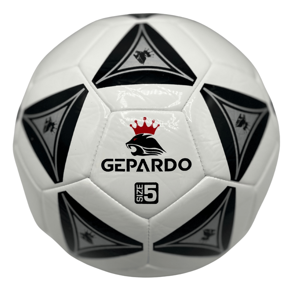 GEPARDO White-black Premium Football / Soccer Ball – Size 5 Professional Ball