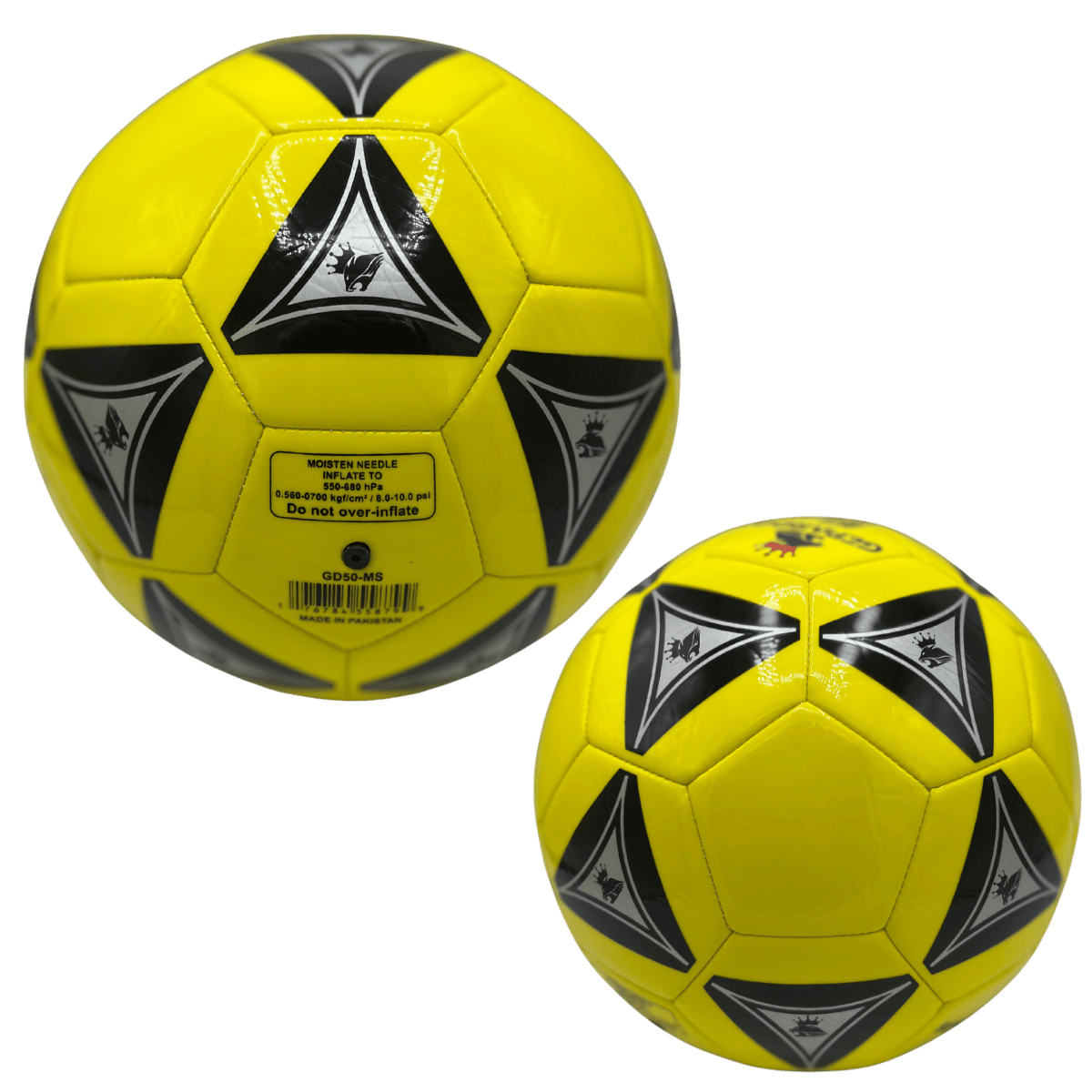 GEPARDO Yellow-Black Premium Football / Soccer Ball – Size 5 Professional Ball - Image 3