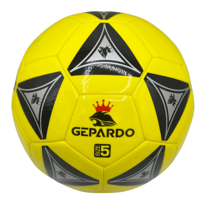 GEPARDO Yellow-Black Premium Football / Soccer Ball – Size 5 Professional Ball