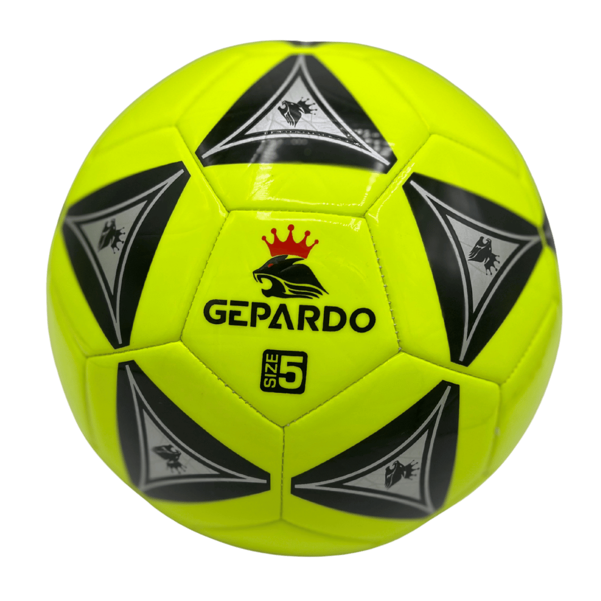 GEPARDO Green-Black Premium Football / Soccer Ball – Size 5 Professional Ball