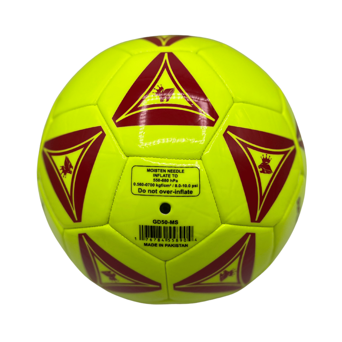 GEPARDO Green-Red Premium Football / Soccer Ball – Size 5 Professional Ball - Image 2