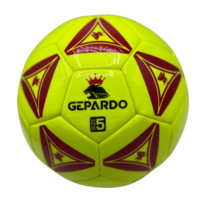 GEPARDO Green-Red Premium Football / Soccer Ball – Size 5 Professional Ball