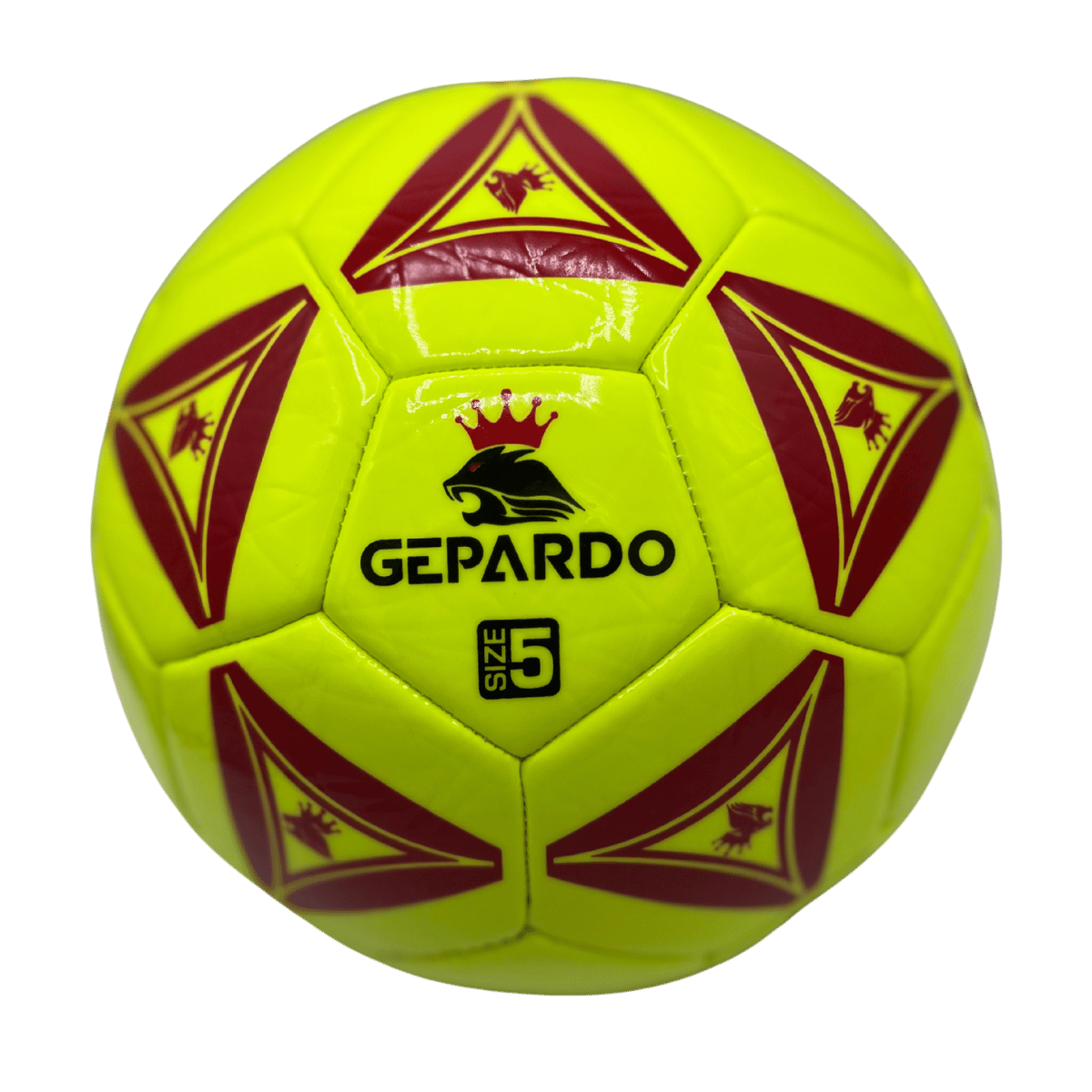 GEPARDO Green-Red Premium Football / Soccer Ball – Size 5 Professional Ball