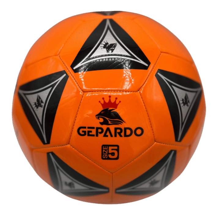 GEPARDO Orange-black Premium Football / Soccer Ball – Size 5 Professional Ball