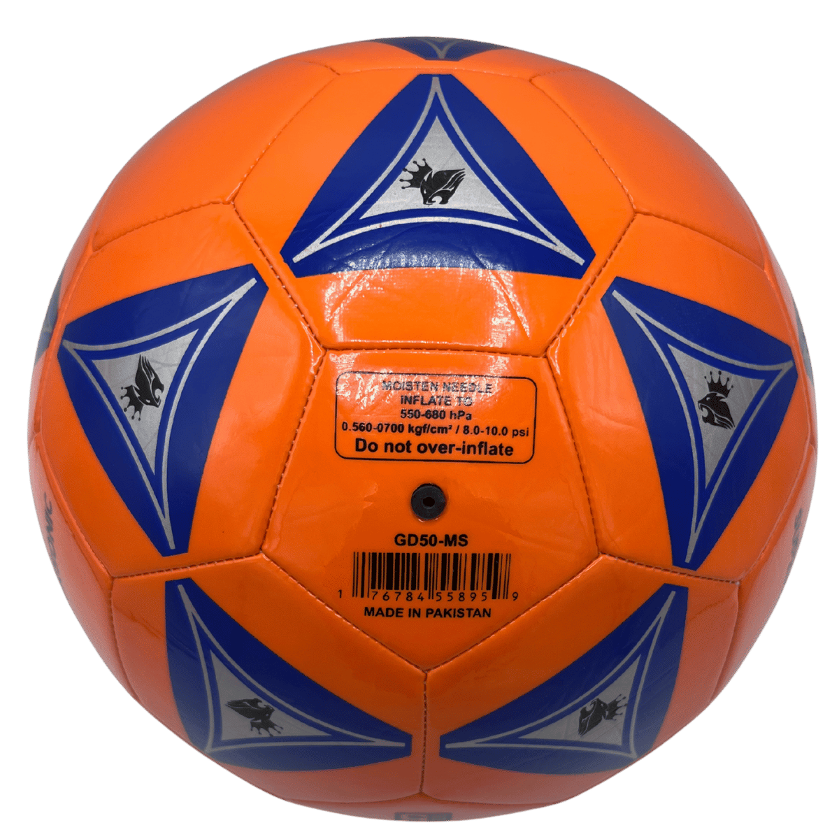 GEPARDO Orange-Blue Premium Football / Soccer Ball – Size 5 Professional Ball - Image 2