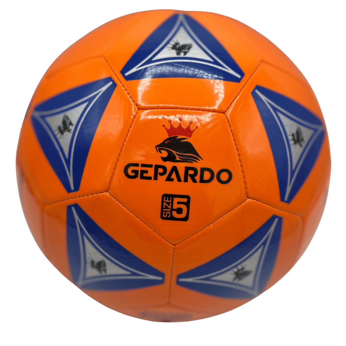 GEPARDO Orange-Blue Premium Football / Soccer Ball – Size 5 Professional Ball